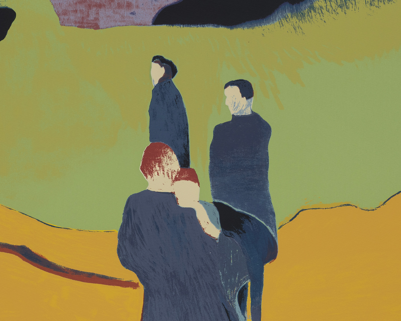 Anne Rothenstein, <i>Under a Red Cloud</i> (2025), Detail