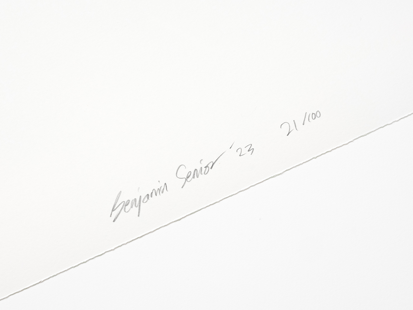 Signed, dated and numbered by the artist