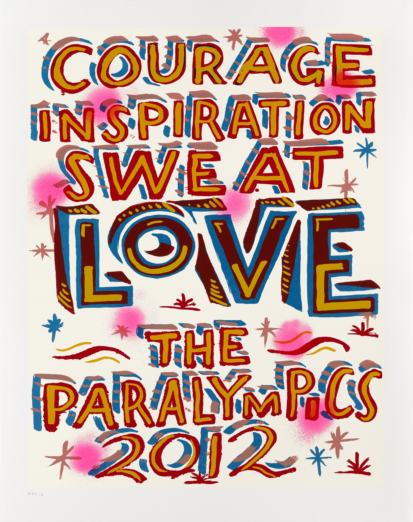 Bob & Roberta Smith limited edition print 1246U