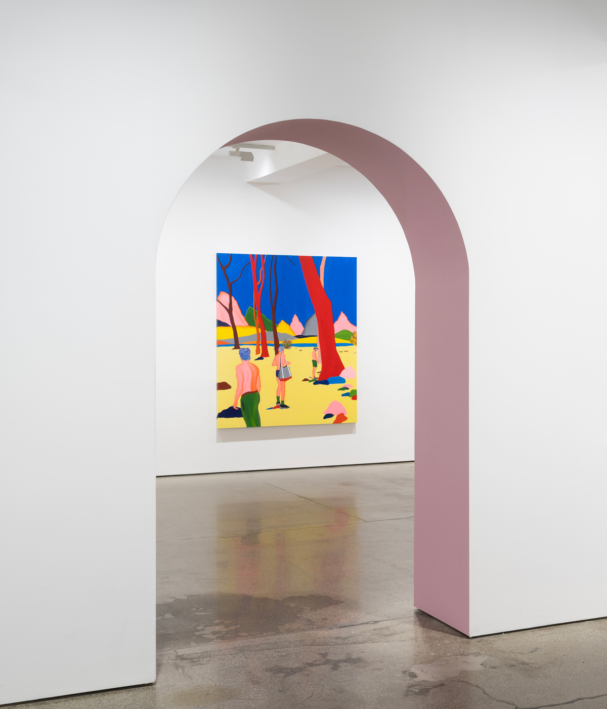 Installation View of Navot Miller, The Good Years (2023) Carl Freedman Gallery, Margate