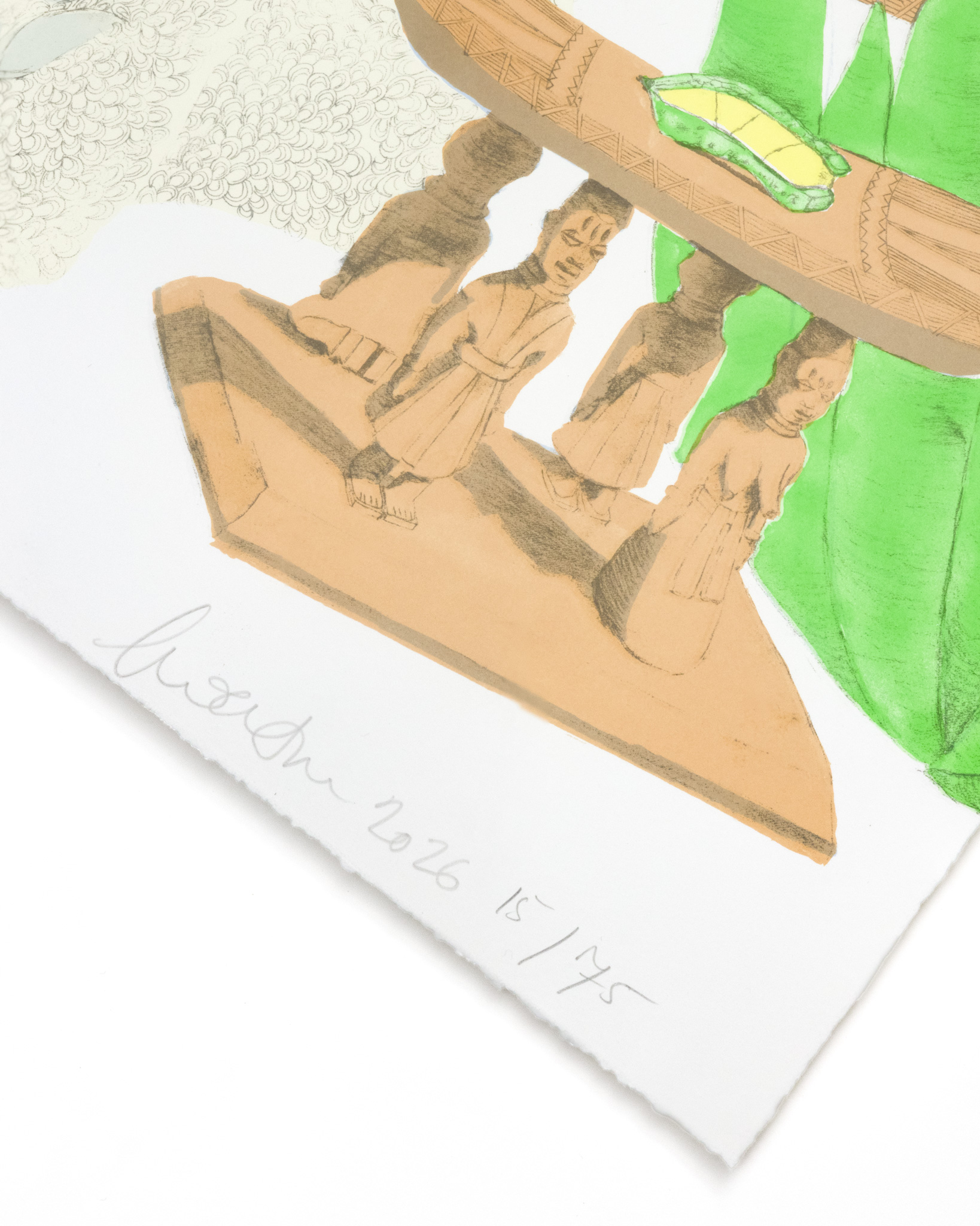 Charmaine Watkiss, <i>To reimagine an African Queen</i> (2026) Detail of signature