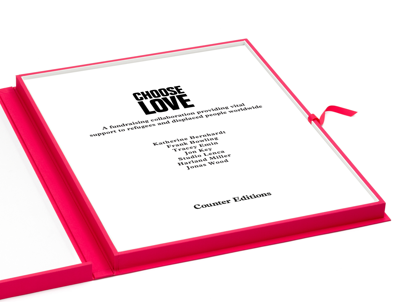 Screenprinted Colophon