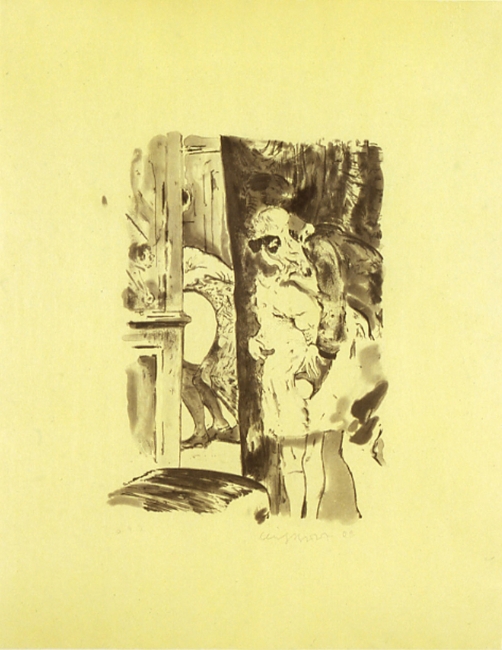 Cecily Brown, Paranoia Man in Cheap Shit Room (2005)