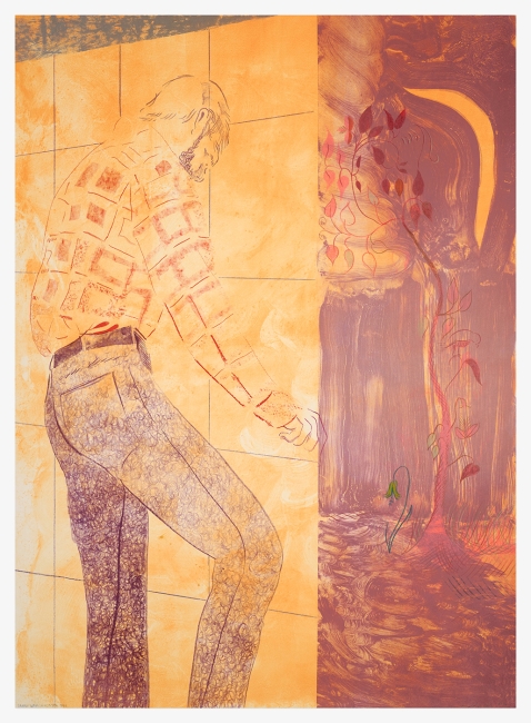Anthony Cudahy, <i>Gridded Wall / Apocalypse Tree </i>(2025), Edition of 30 unique works