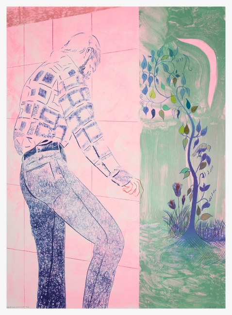 Anthony Cudahy, <i>Gridded Wall / Apocalypse Tree </i>(2025), Edition of 30 unique works