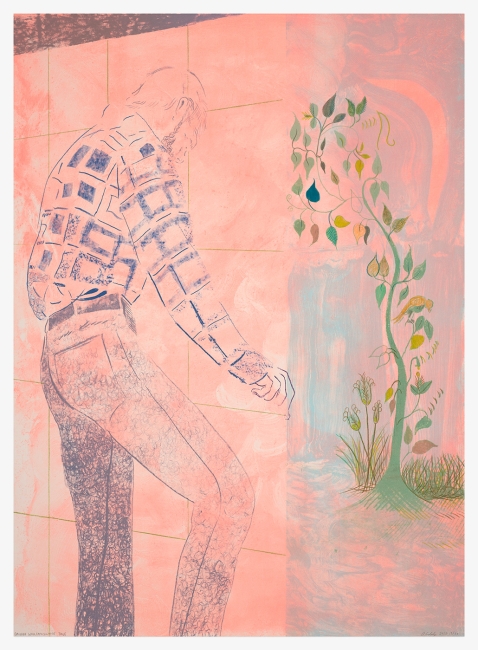 Anthony Cudahy, <i>Gridded Wall / Apocalypse Tree </i>(2025), Edition of 30 unique works
