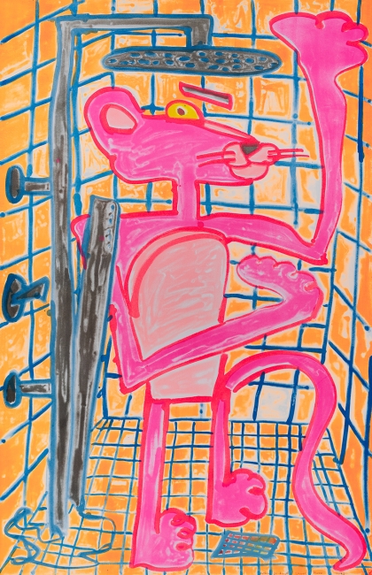 Katherine Bernhardt, Shower Power (2023)