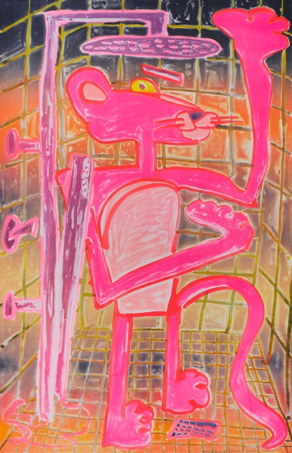 Katherine Bernhardt, Shower Power (2023)