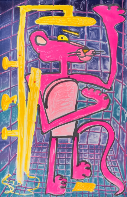 Katherine Bernhardt, Shower Power (2023)