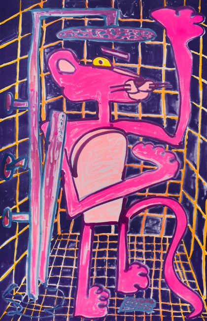 Katherine Bernhardt, Shower Power (2023)