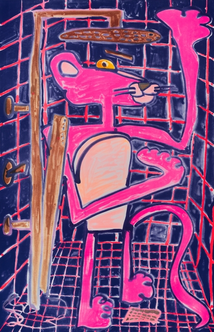 Katherine Bernhardt, Shower Power (2023)