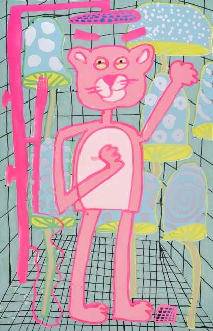 Katherine Bernhardt, <i>Big Cat </i>(2025)