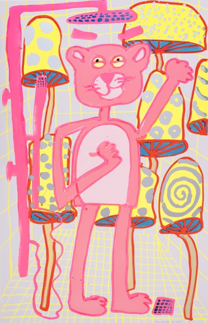 Katherine Bernhardt, <i>Big Cat</i> (2025)