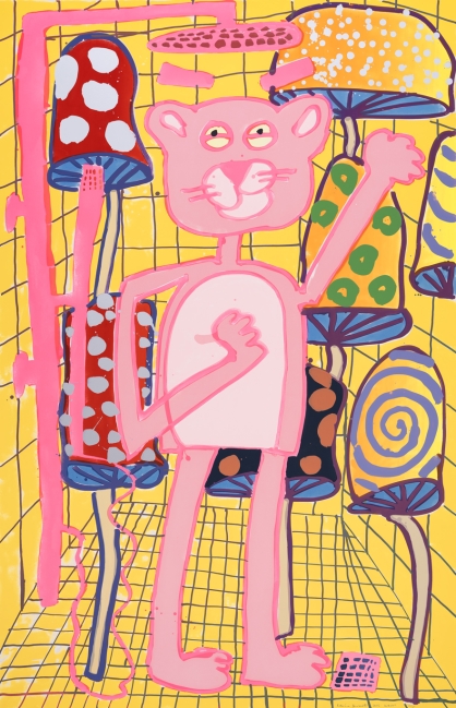 Katherine Bernhardt, <i>Big Cat</i> (2025)
