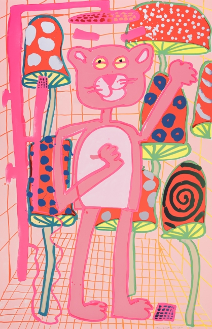Katherine Bernhardt, <i>Big Cat</i> (2025)