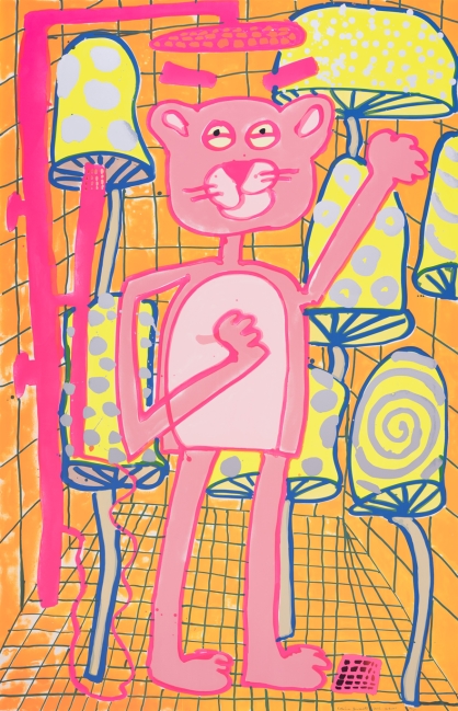 Katherine Bernhardt, <i>Big Cat</i> (2025)