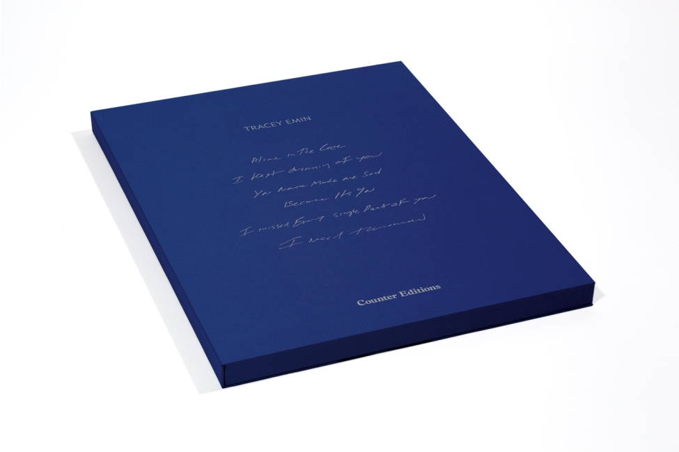 The set of six prints come in a cloth-bound handmade portfolio box