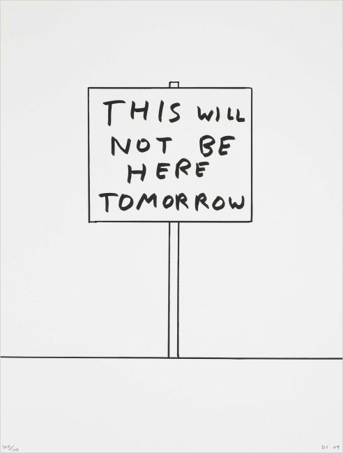 David Shrigley limited edition print 1221U