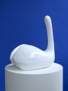David Shrigley, Swan Thing (2023), Ceramic Sculptural Multiple. Edition of 40.