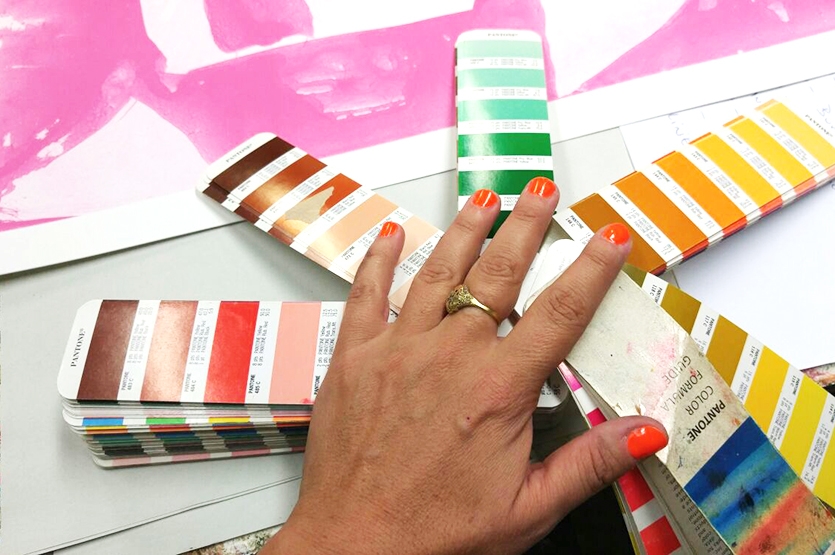 Selecting colours