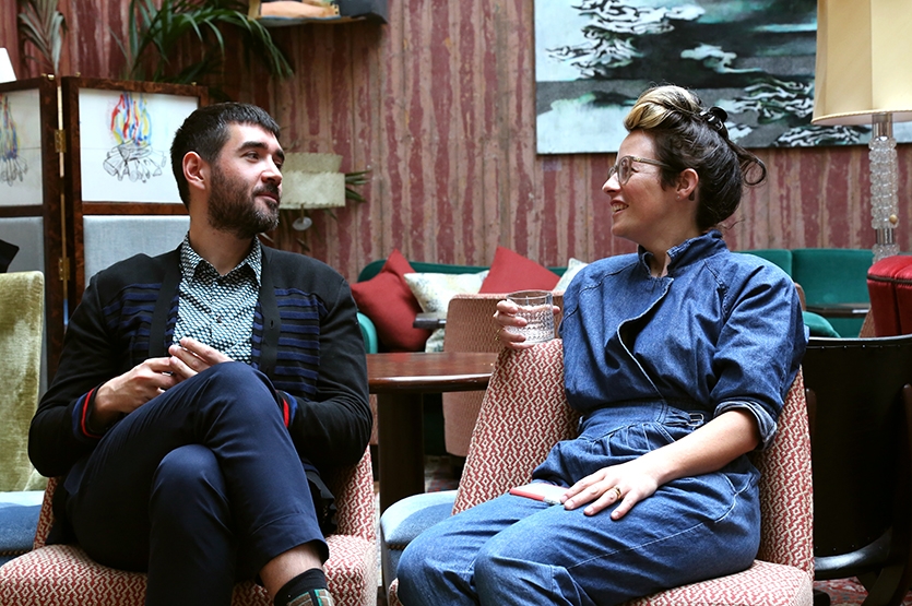 Anne Hardy discusses 'Reflection' (2016) at the Rio 2016 press call at The Royal Academy for the Arts