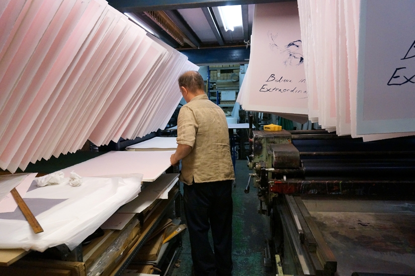 Printing the second layer of the image