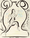 Chris Ofili, For the Unknown Runner (2011)