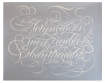 Jenny Holzer, MORE TROUBLE THAN THOUGHT (2021), Screenprint, Edition of 125, full text reads: 'Action Causes More Trouble Than Thought'