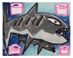 Katherine Bernhardt, Swimmers (2022), Lithograph, Edition of 175