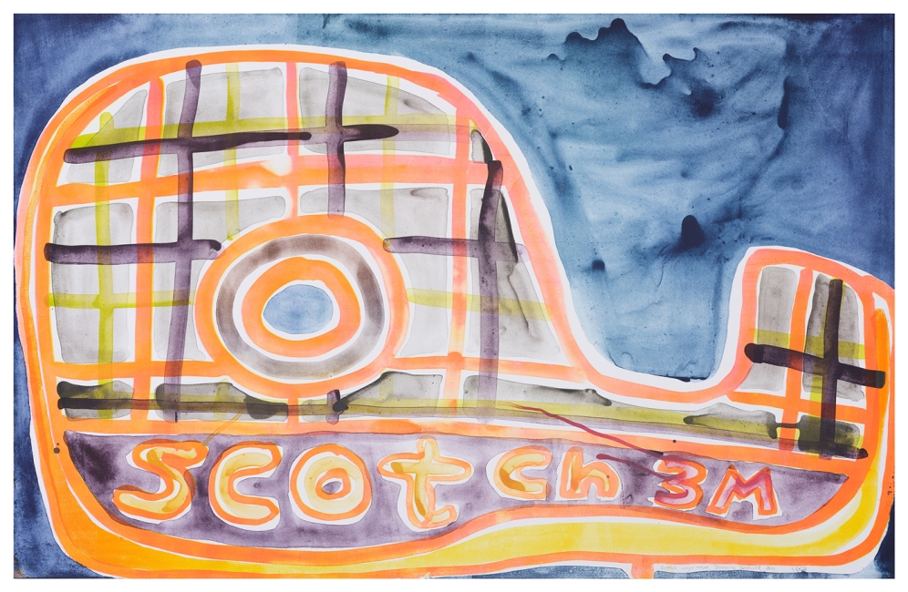 Katherine Bernhardt, Scotch Magic Tape, Lithograph (2021)