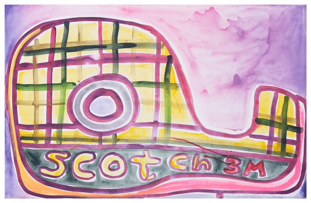 Katherine Bernhardt, Scotch Magic Tape, Lithograph (2021)