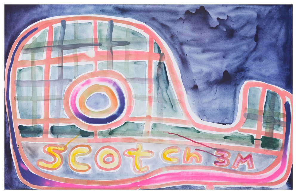 Katherine Bernhardt, Scotch Magic Tape, Lithograph (2021)