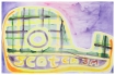 Katherine Bernhardt, Scotch Magic Tape, Lithograph (2021)