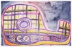Katherine Bernhardt, Scotch Magic Tape, Lithograph (2021)