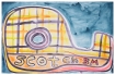 Katherine Bernhardt, Scotch Magic Tape, Lithograph (2021)
