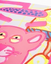 Katherine Bernhardt, <i>Big Cat</i> (2025), Detail