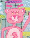 Katherine Bernhardt, <i>Big Cat</i> (2025), Detail