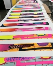 Katherine Bernhardt, <i>Big Cat </i>(2025) The series of unique prints laid out in Counter Studio, Margate