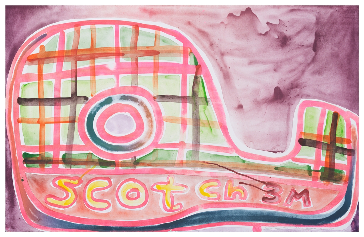 Katherine Bernhardt, Scotch Magic Tape, Lithograph (2021)