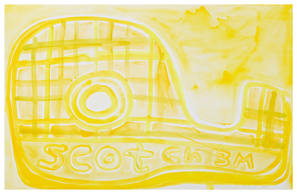 Katherine Bernhardt, Scotch Magic Tape, Lithograph (2021)
