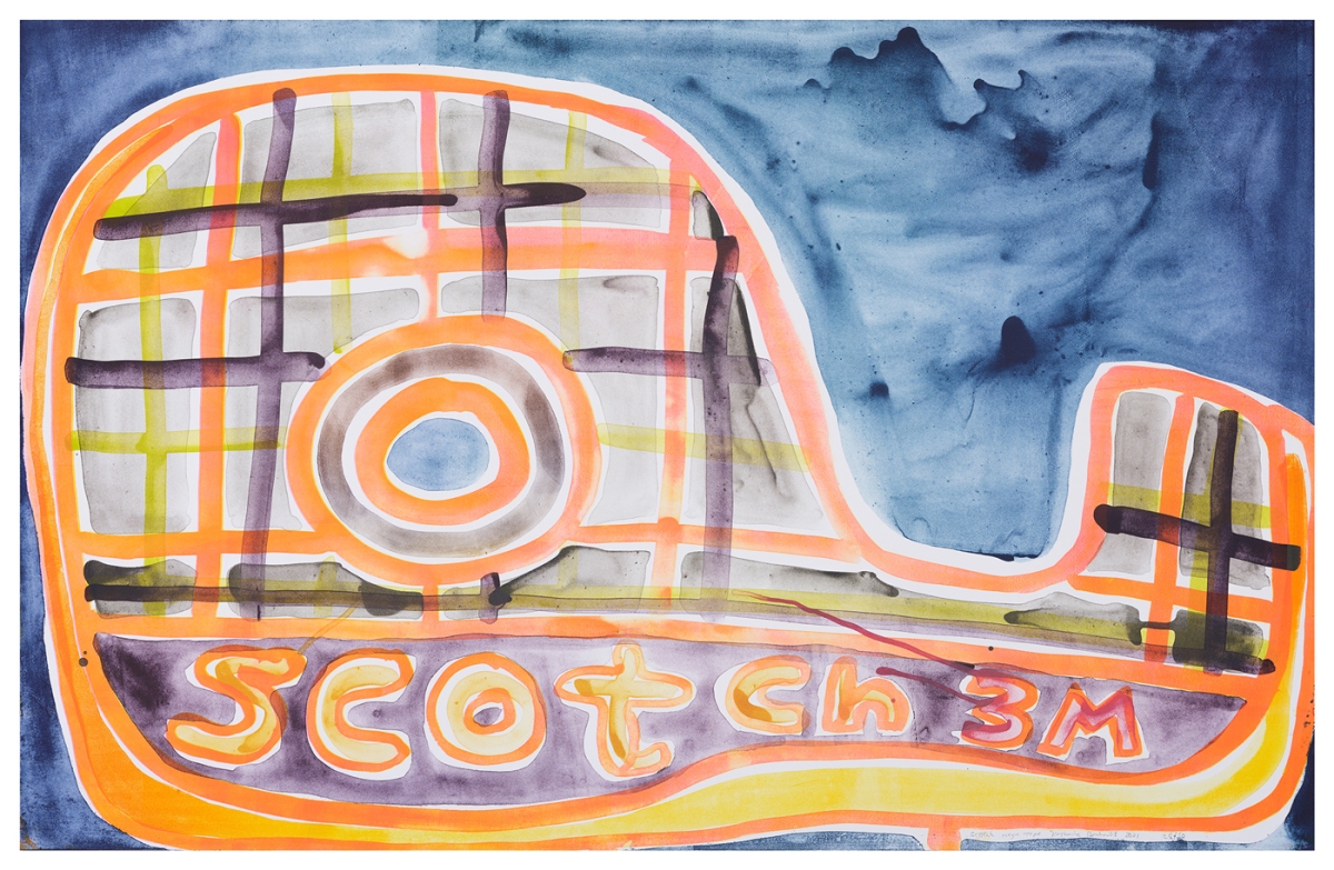 Katherine Bernhardt, Scotch Magic Tape, Lithograph (2021)