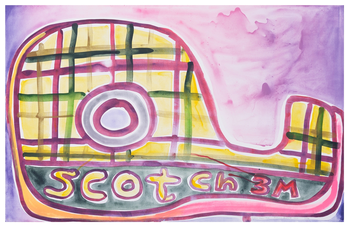 Katherine Bernhardt, Scotch Magic Tape, Lithograph (2021)