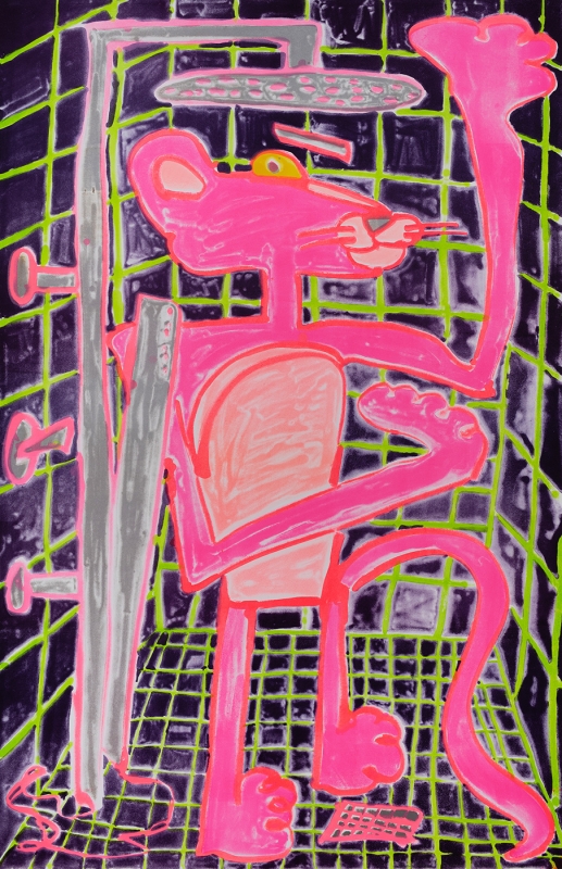 Katherine Bernhardt, Shower Power (2023)