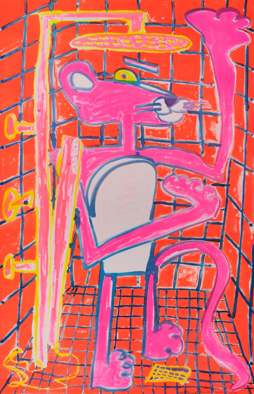 Katherine Bernhardt, Shower Power (2023)