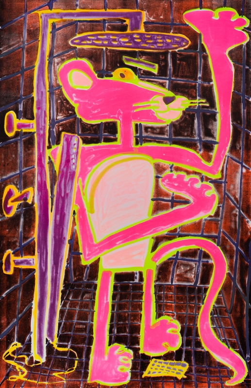 Katherine Bernhardt, Shower Power (2023)