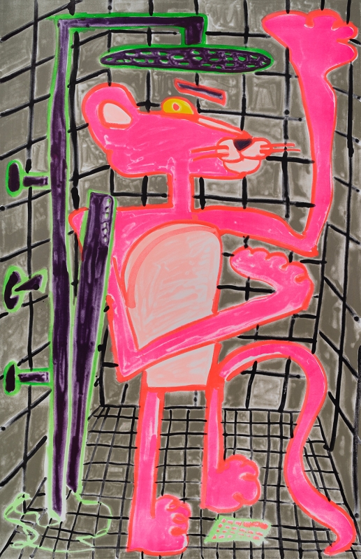 Katherine Bernhardt, Shower Power (2023)