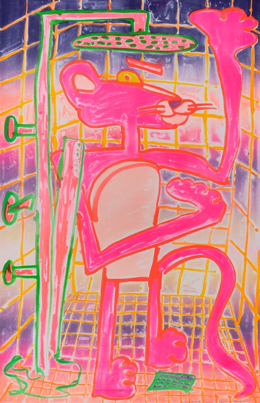 Katherine Bernhardt, Shower Power (2023)