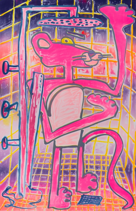 Katherine Bernhardt, Shower Power (2023)