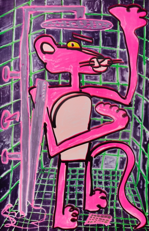 Katherine Bernhardt, Shower Power (2023)
