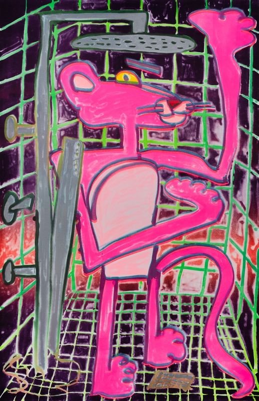 Katherine Bernhardt, Shower Power (2023)